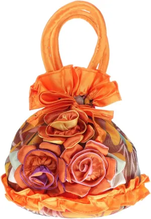 1pc Womens Bucket Flower Evening Bag