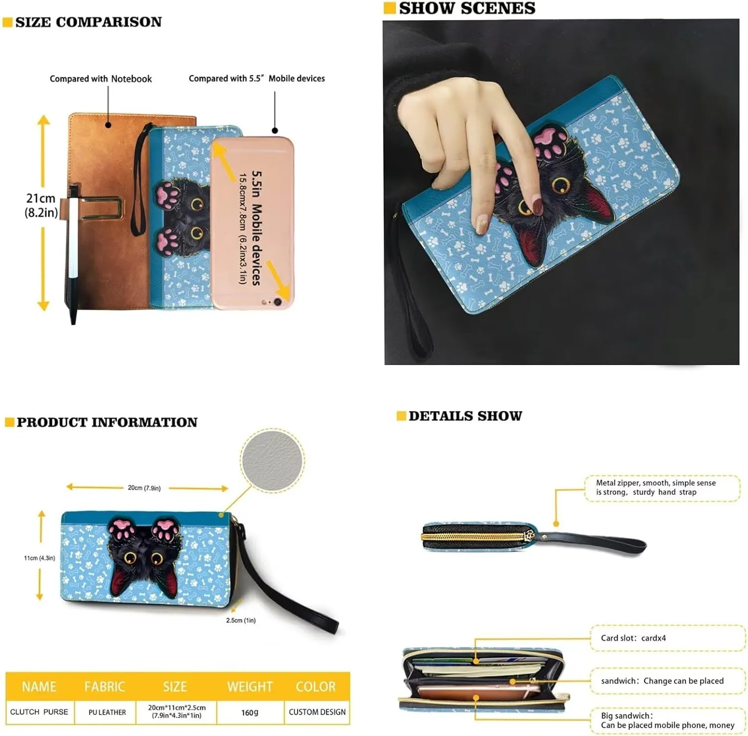 2 PCS Work Bag and Wallet Set for Women Portable Satchel Handbags Shoulder Bag with Money Organizers for Shopping