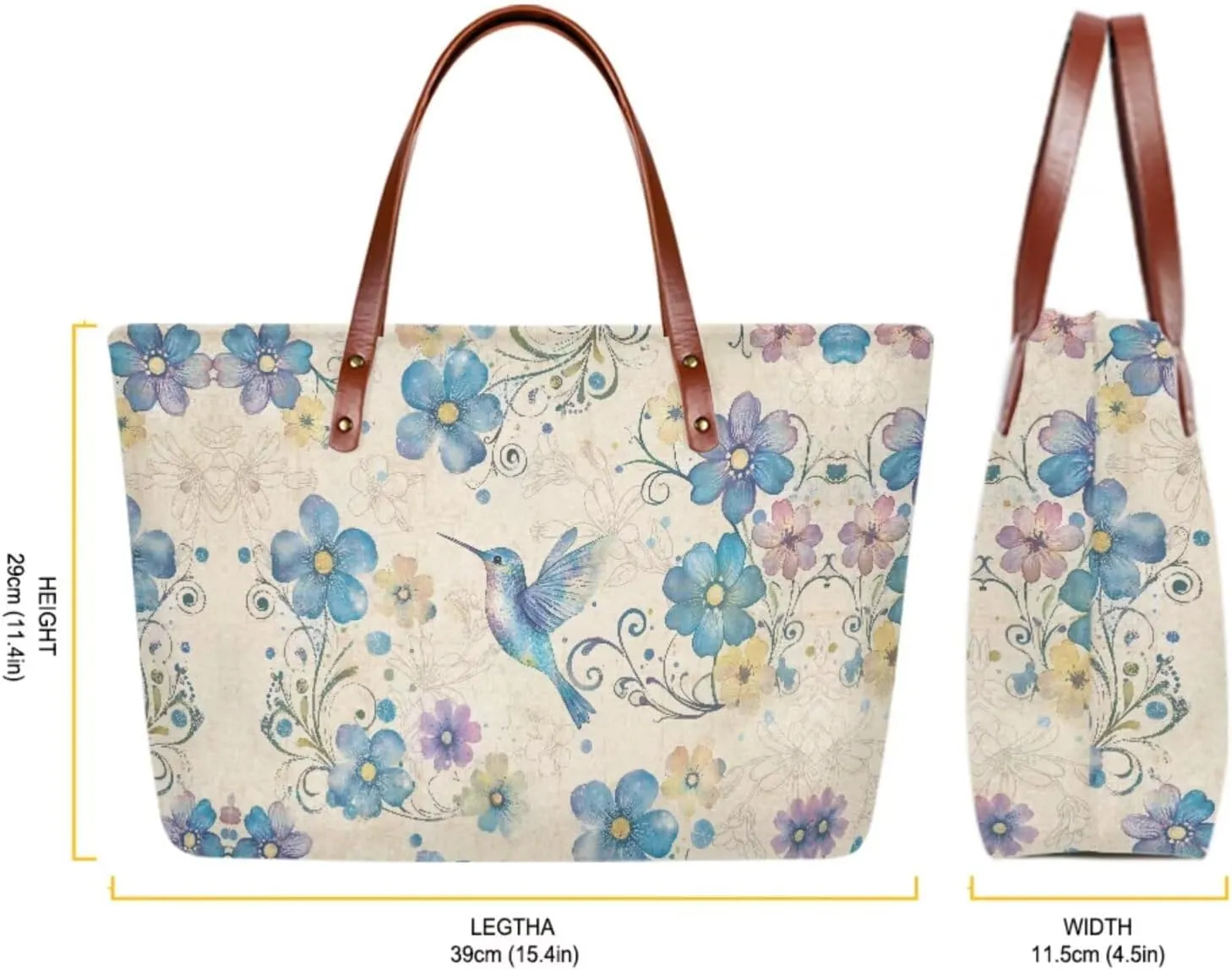 2 PCS Work Bag and Wallet Set for Women Portable Satchel Handbags Shoulder Bag with Money Organizers for Shopping