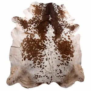 208-11 Cow Skin Hair on Hide 100% Pure Cow Hide Large Decorative/Carpet/Rug/Wall Leather