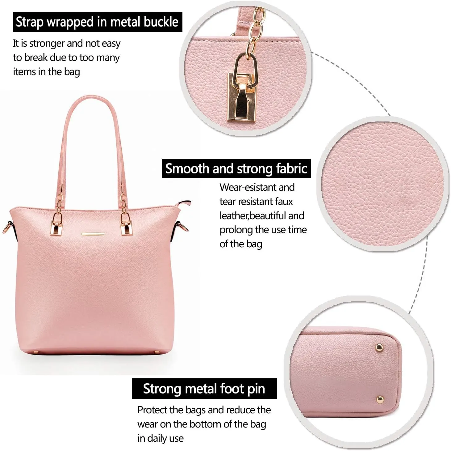 2E-youth Designer Purses and Handbags for Women Satchel Shoulder Bag Tote Top Handle Bag
