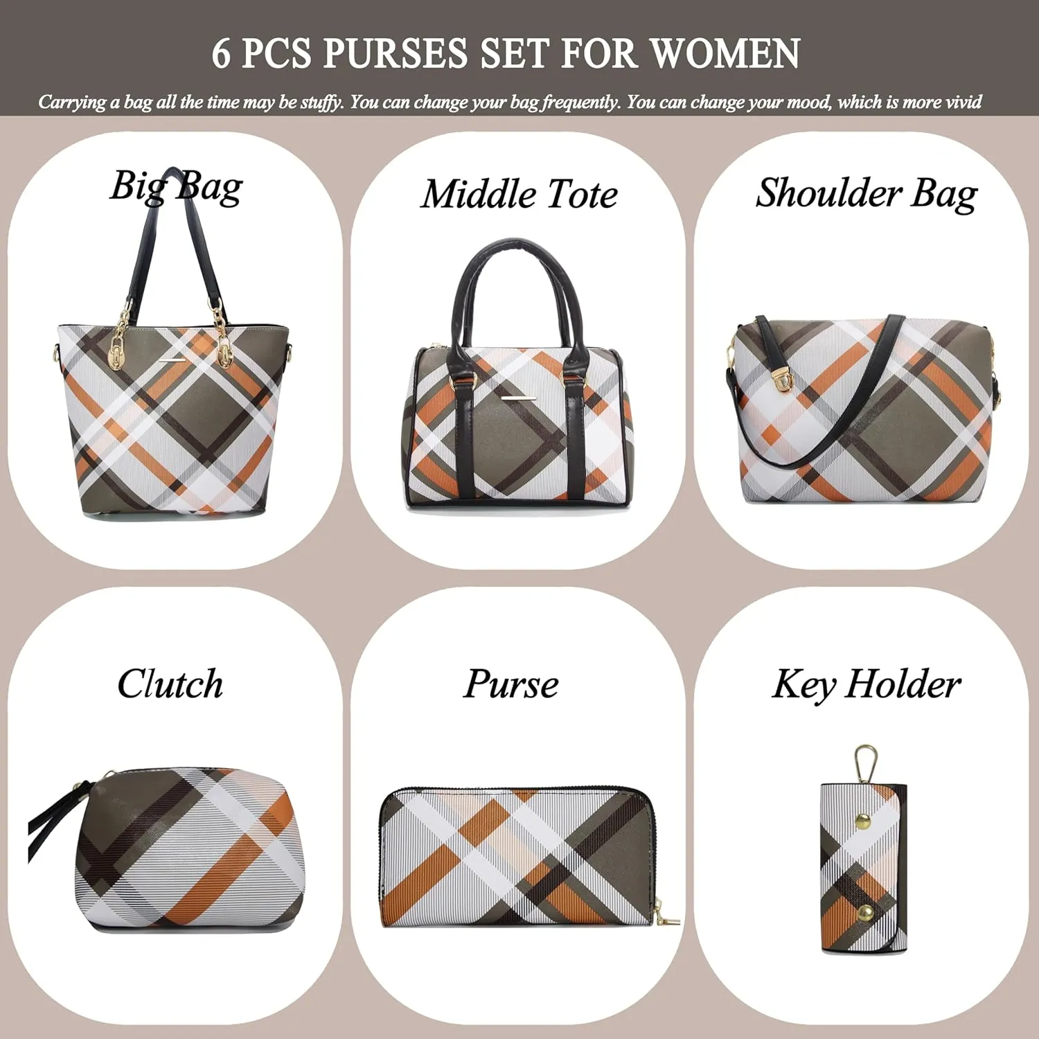 2E-youth Designer Purses and Handbags for Women Satchel Shoulder Bag Tote Top Handle Bag