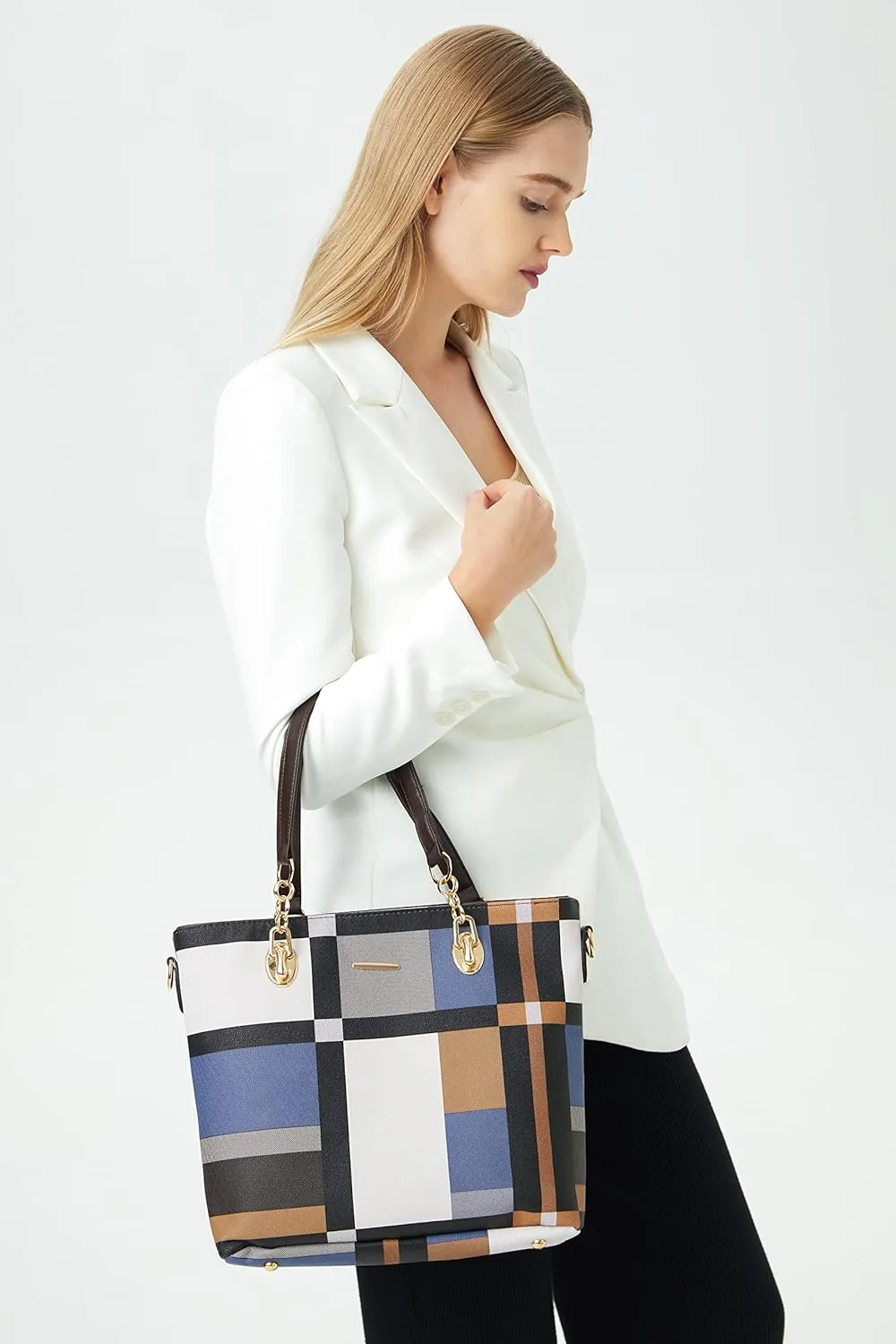 2E-youth Designer Purses and Handbags for Women Satchel Shoulder Bag Tote Top Handle Bag
