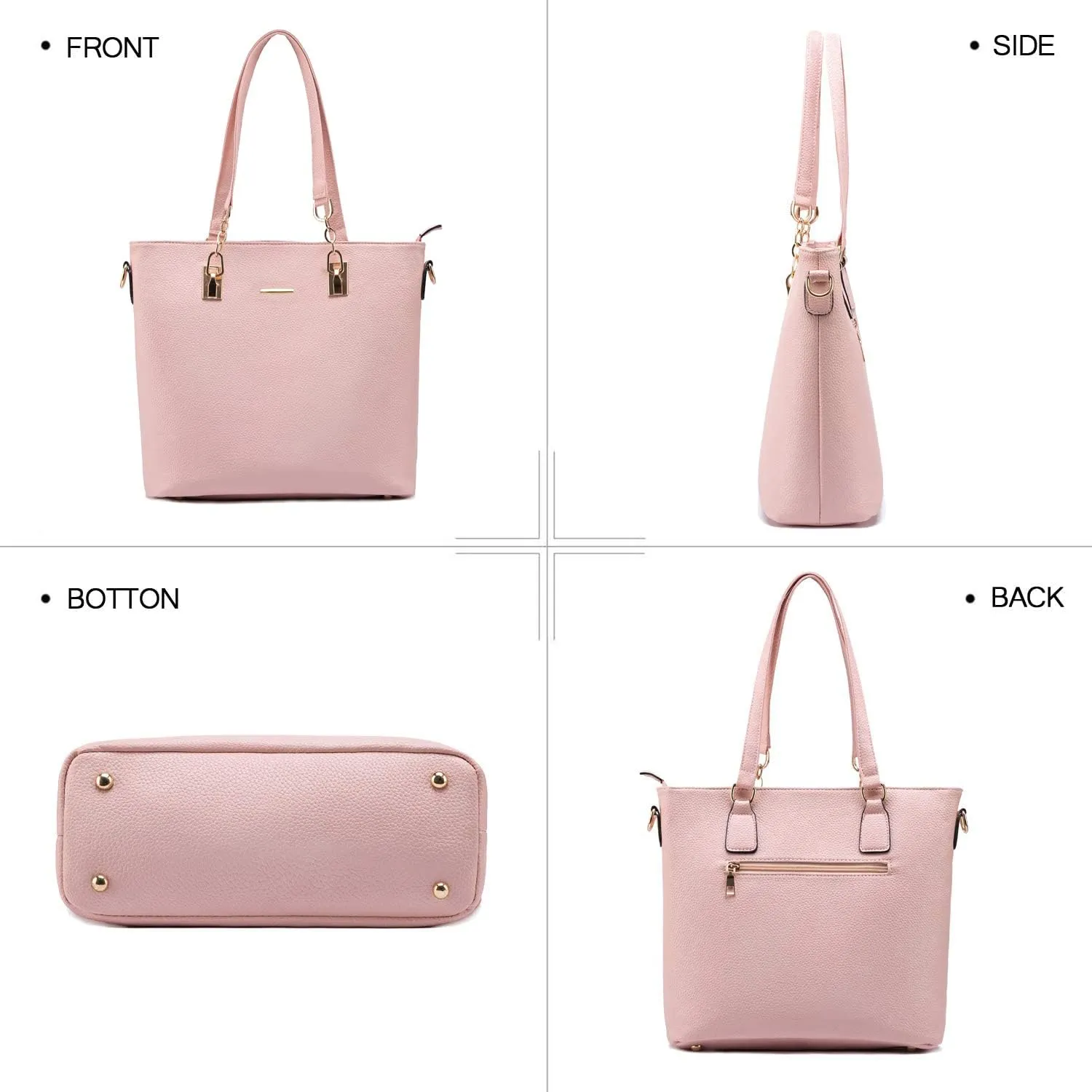 2E-youth Designer Purses and Handbags for Women Satchel Shoulder Bag Tote Top Handle Bag