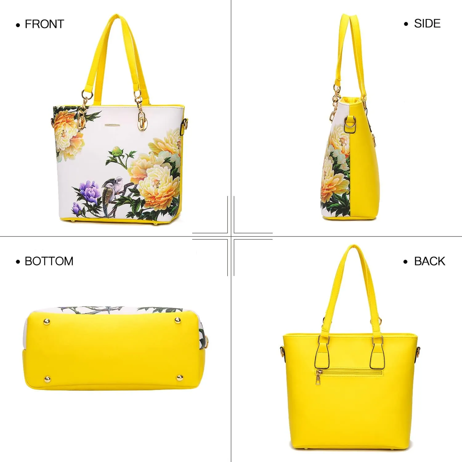 2E-youth Designer Purses and Handbags for Women Satchel Shoulder Bag Tote Top Handle Bag