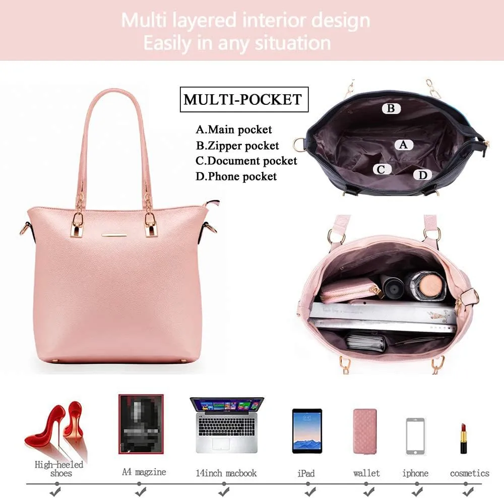 2E-youth Designer Purses and Handbags for Women Satchel Shoulder Bag Tote Top Handle Bag