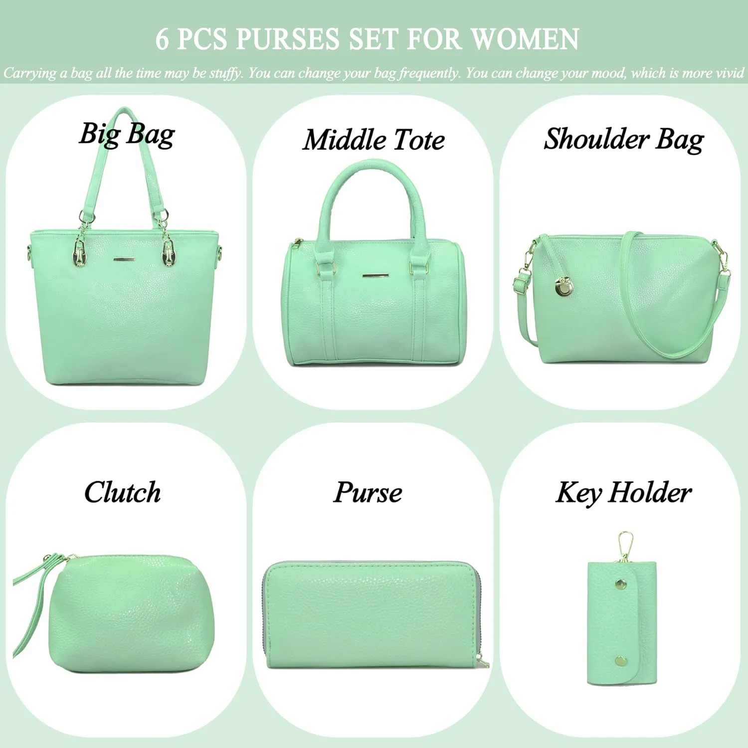 2E-youth Designer Purses and Handbags for Women Satchel Shoulder Bag Tote Top Handle Bag