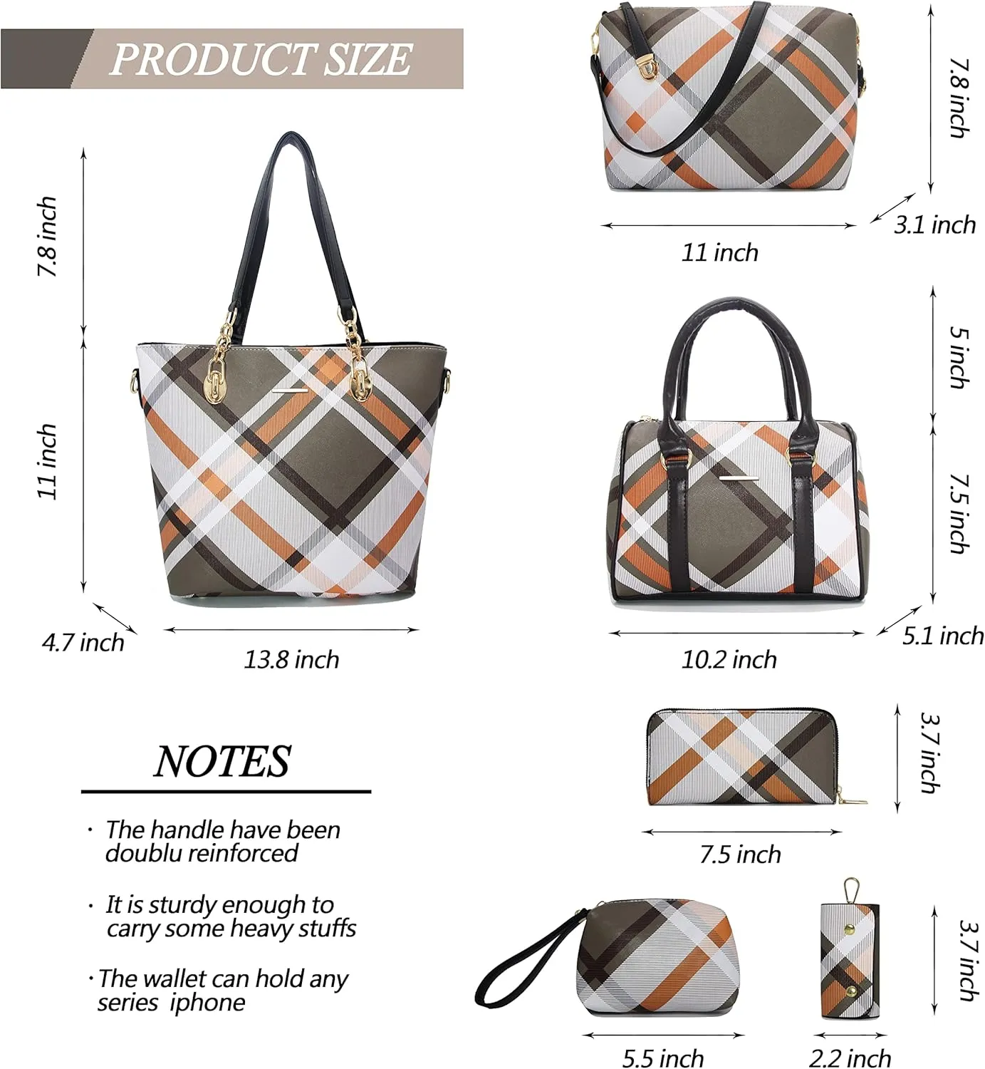 2E-youth Designer Purses and Handbags for Women Satchel Shoulder Bag Tote Top Handle Bag