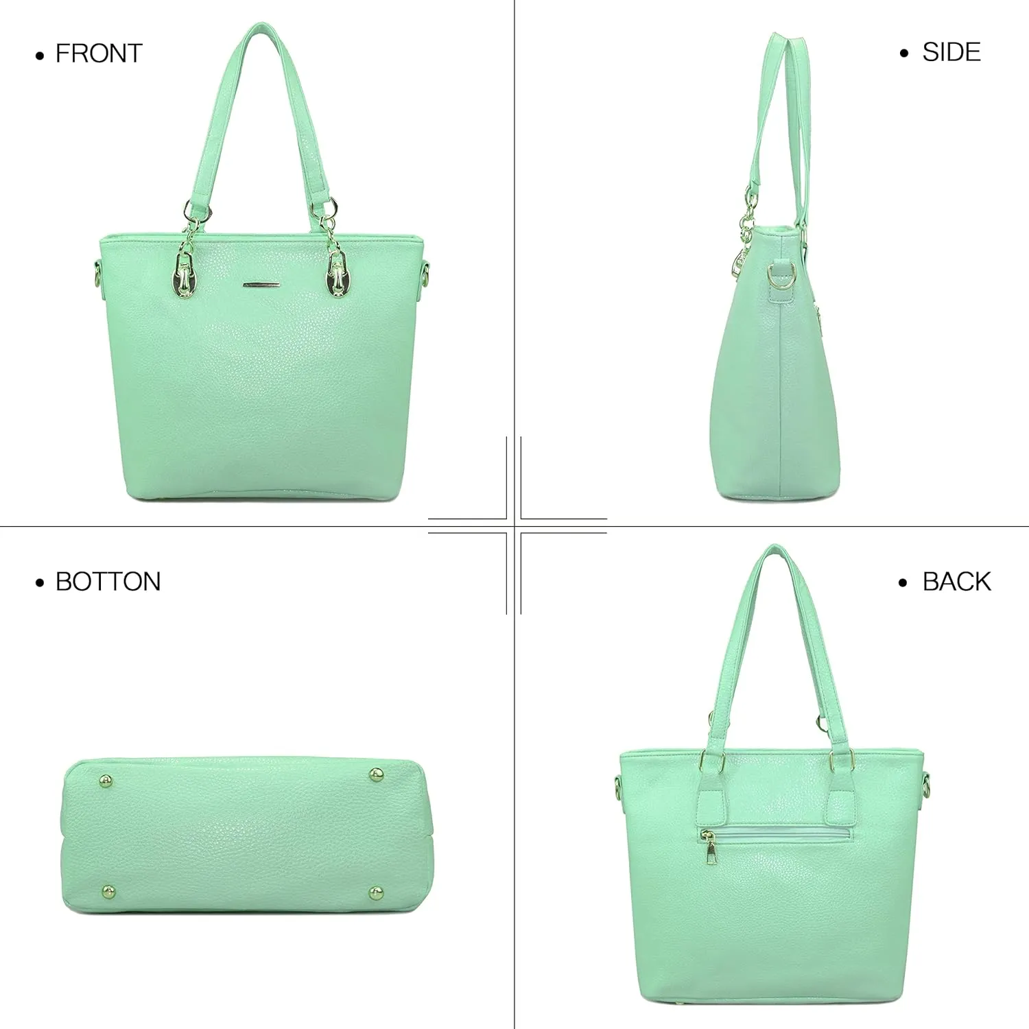 2E-youth Designer Purses and Handbags for Women Satchel Shoulder Bag Tote Top Handle Bag