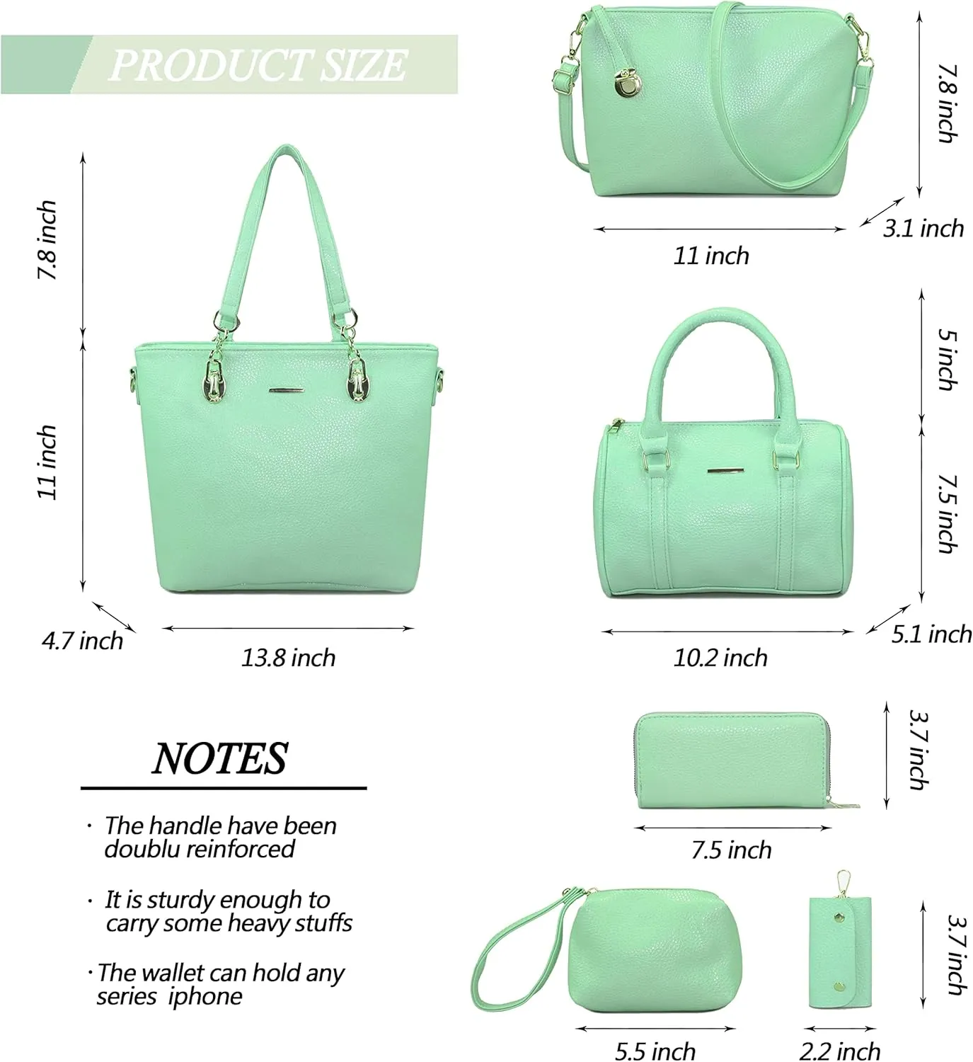 2E-youth Designer Purses and Handbags for Women Satchel Shoulder Bag Tote Top Handle Bag