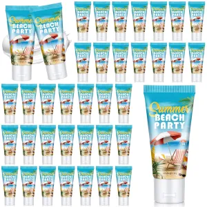 36 Pcs Mini Sunscreen Bulk for Summer Party Wedding SPF 30 Water Resistant Sunscreen Lotion Bulk 1oz Travel Size for Thank You Gifts Summer Party Wedding Supplies