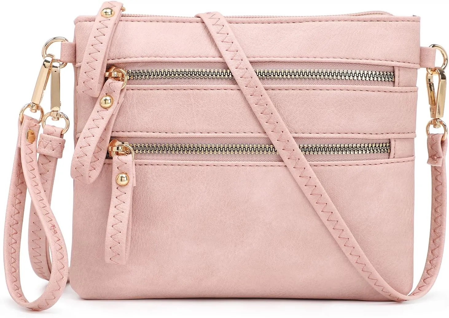 AMELIE GALANTI womens small crossbody strap handbag bag,Soft Leather Fabric Delicate Durable Fashion Design