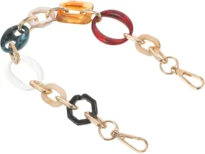 Angoily Acrylic Handbag Chain Replacement Strap for Clutches and Purses Durable Bag Chain for Women Stylish Shoulder Bag Accessory for Customizing Handbag Designs