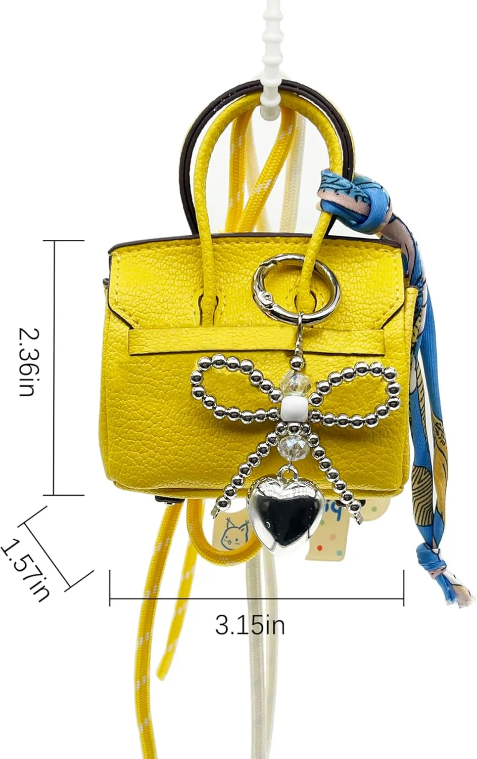 Bag Purse Charms for Handbag Women Cute mini Handbag Key Chains Decorative Pendant