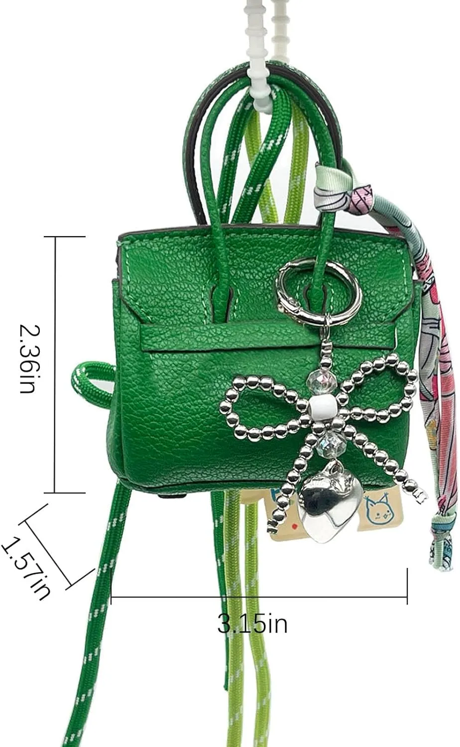 Bag Purse Charms for Handbag Women Cute mini Handbag Key Chains Decorative Pendant