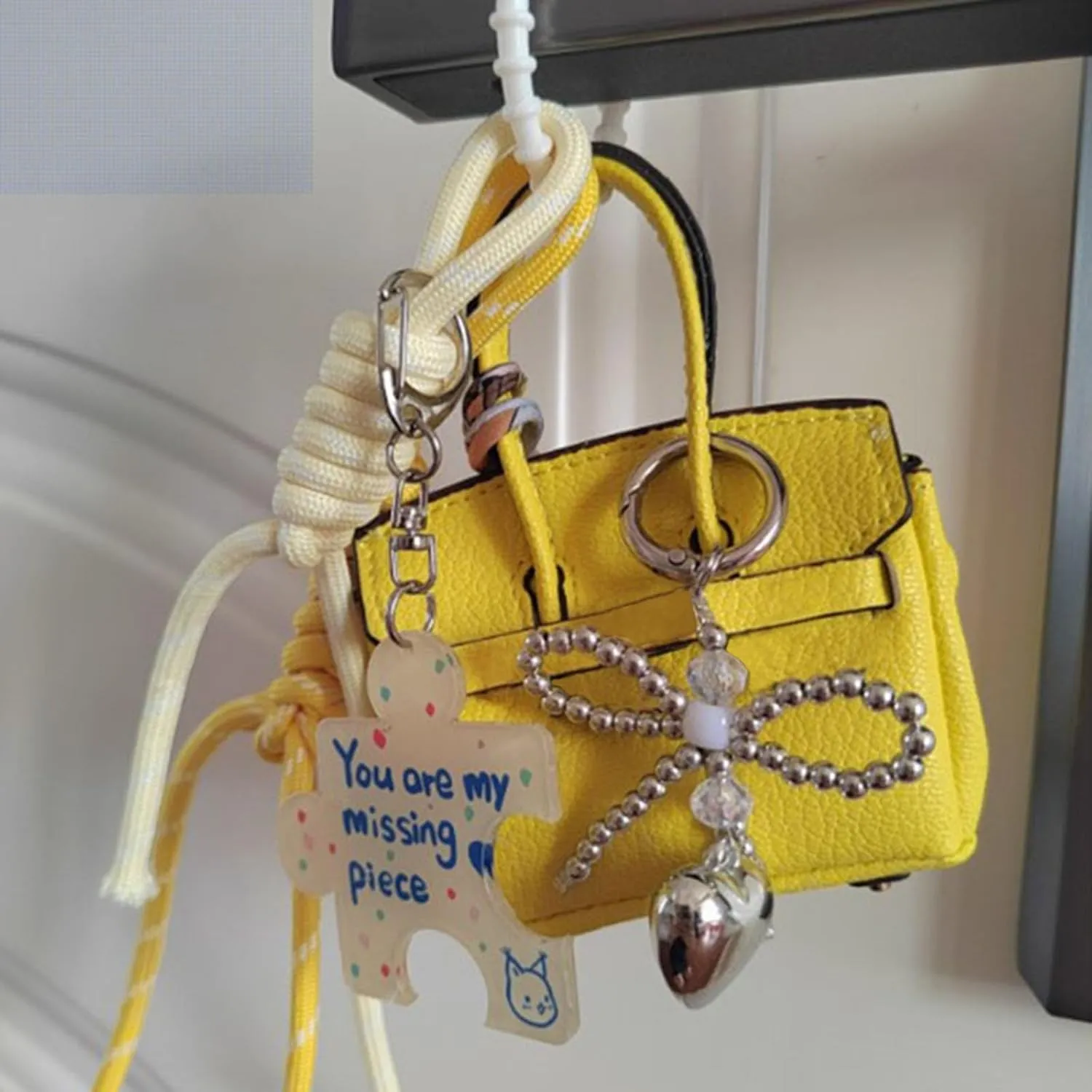 Bag Purse Charms for Handbag Women Cute mini Handbag Key Chains Decorative Pendant