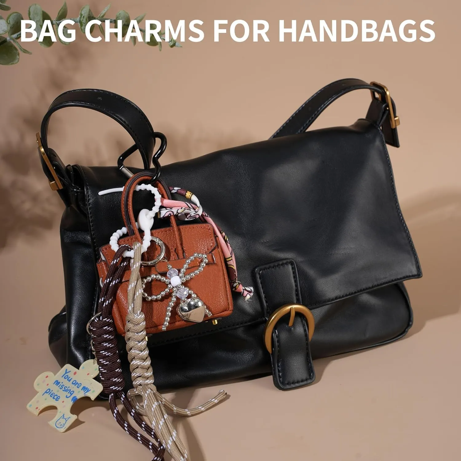 Bag Purse Charms for Handbag Women Cute mini Handbag Key Chains Decorative Pendant