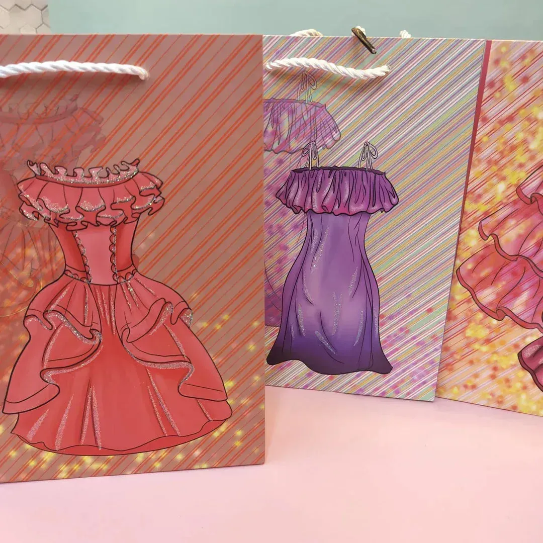 Barbie Dress Paper Gift Bag