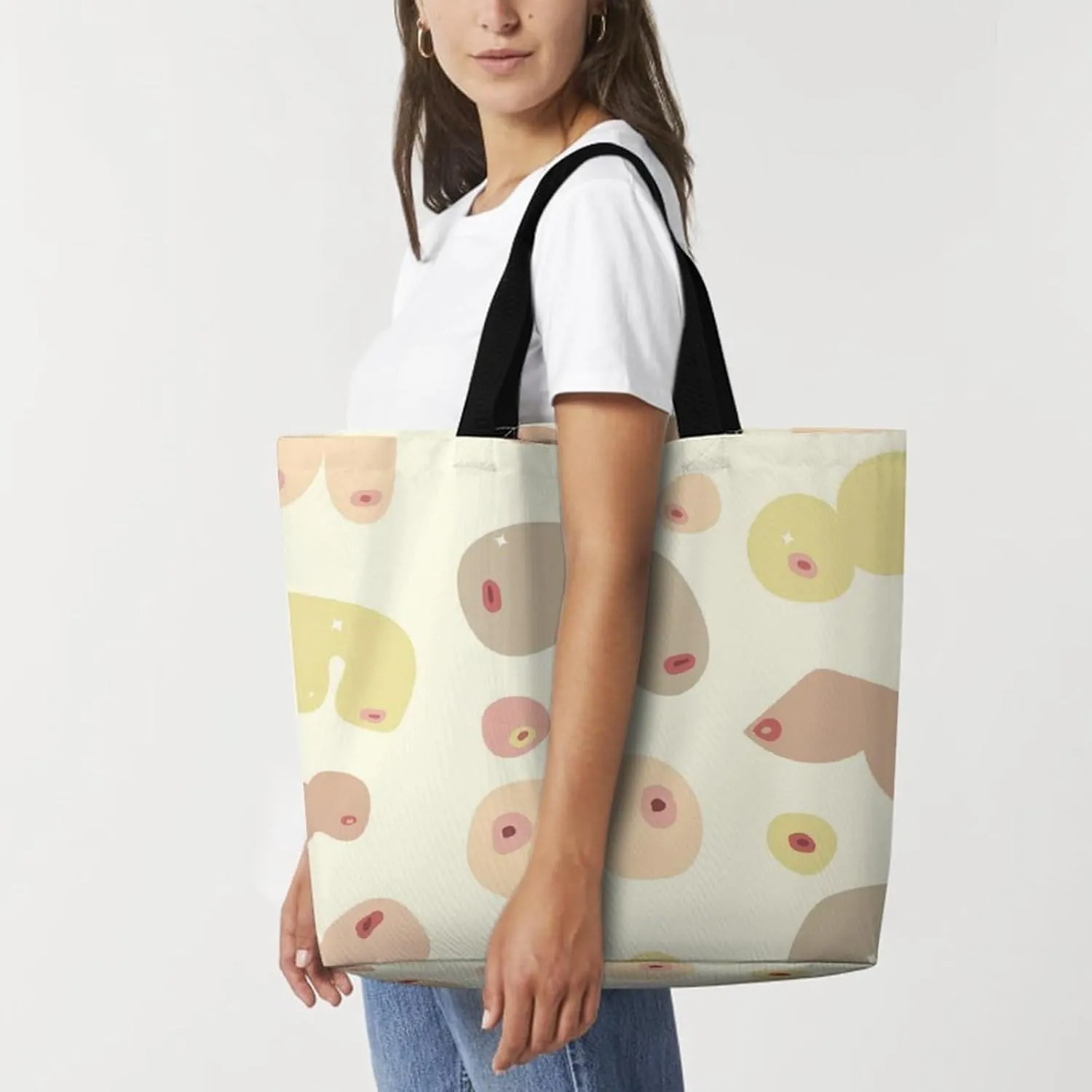 Beach Tote Bag for Women Large Summer Shoulder Bag, Lightweight Foldable Shoulder Handbags for Travel Vacation Picnic