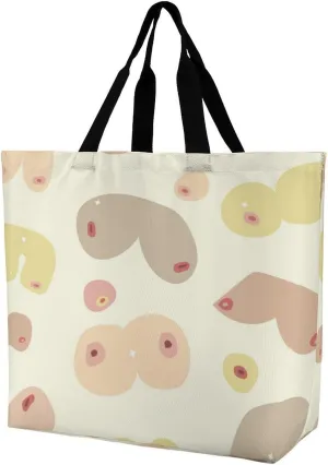 Beach Tote Bag for Women Large Summer Shoulder Bag, Lightweight Foldable Shoulder Handbags for Travel Vacation Picnic