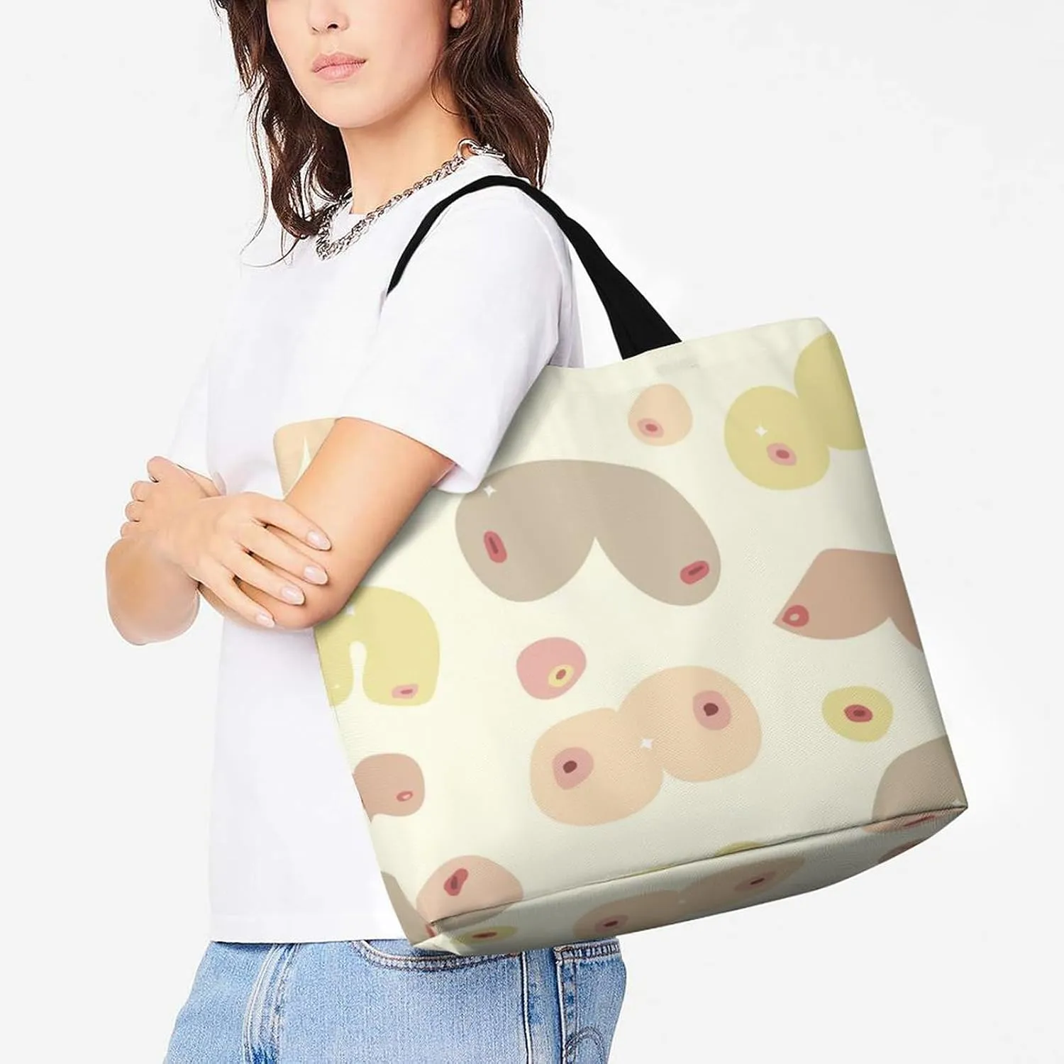 Beach Tote Bag for Women Large Summer Shoulder Bag, Lightweight Foldable Shoulder Handbags for Travel Vacation Picnic