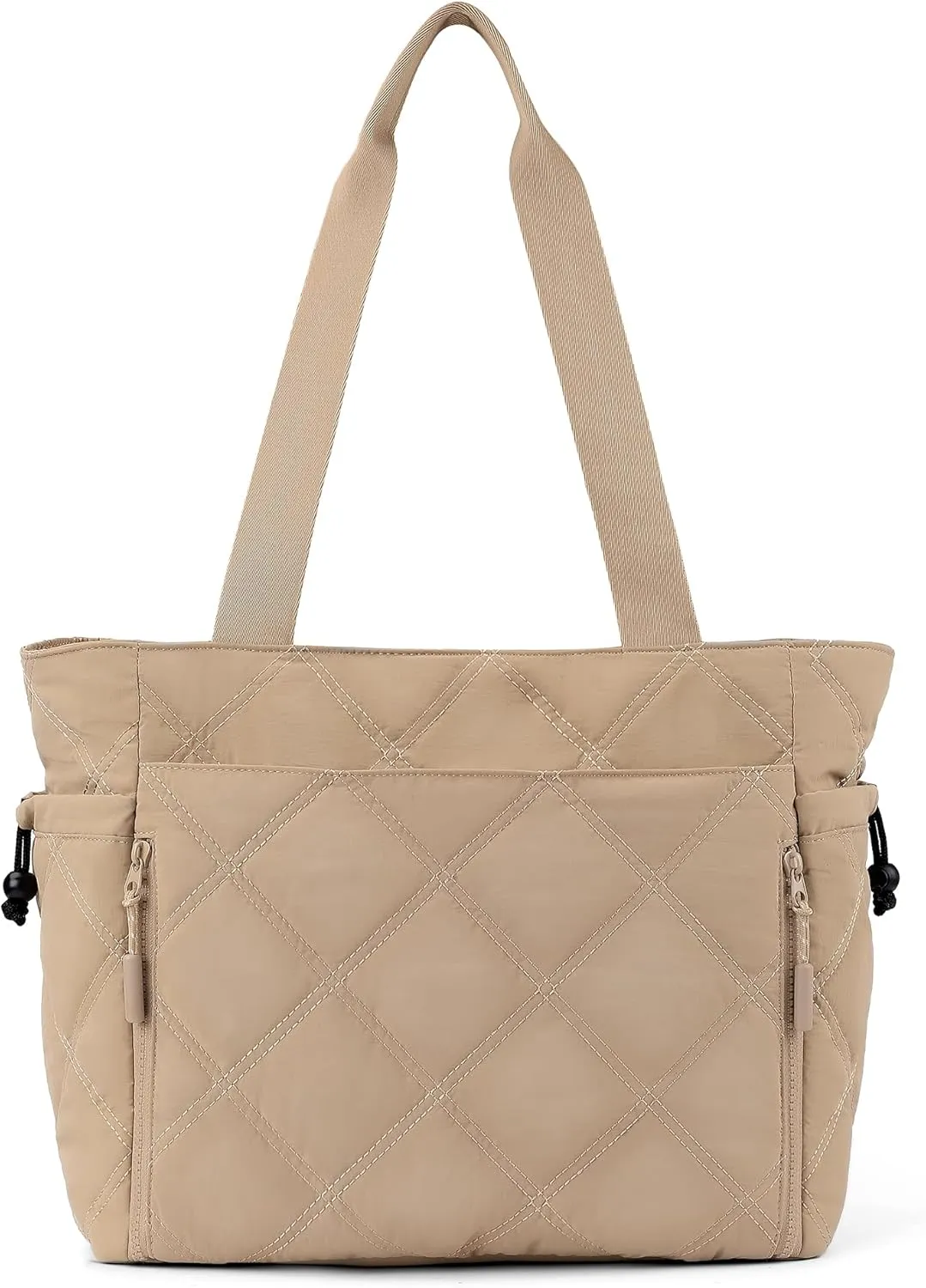 befen Laptop Tote Bag for Women Work, Travel Tote Bags Nurse Puffer Quilted Handbags, Lightweight Waterproof Beach Purse