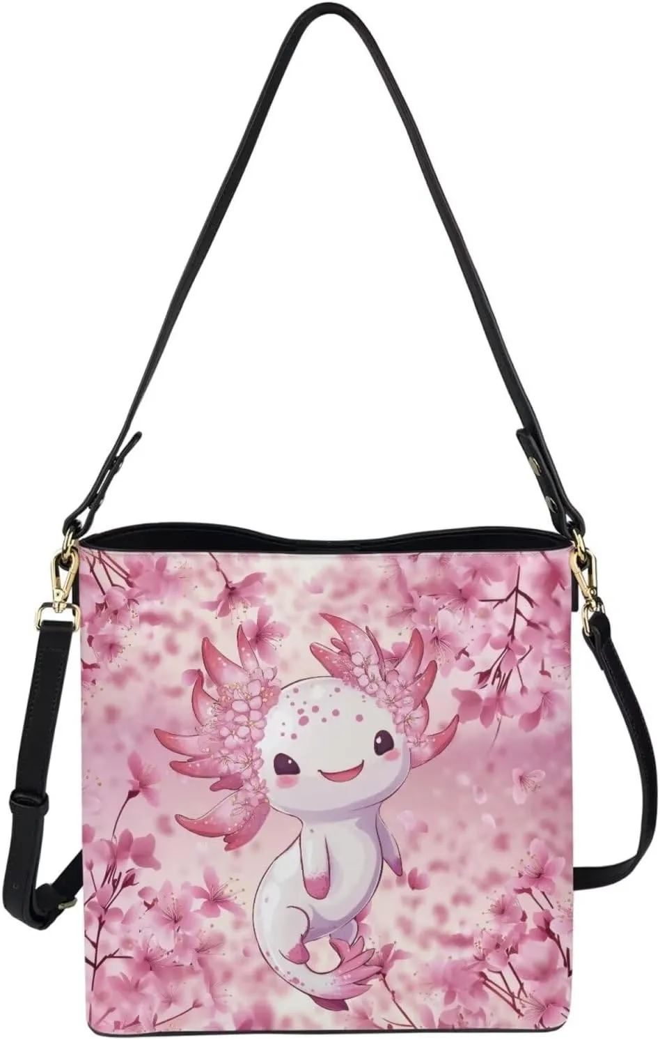 Belidome Women‘s Crossbody Handbags Pu Leather Bucket Shoulder Bag Lightweight Durable