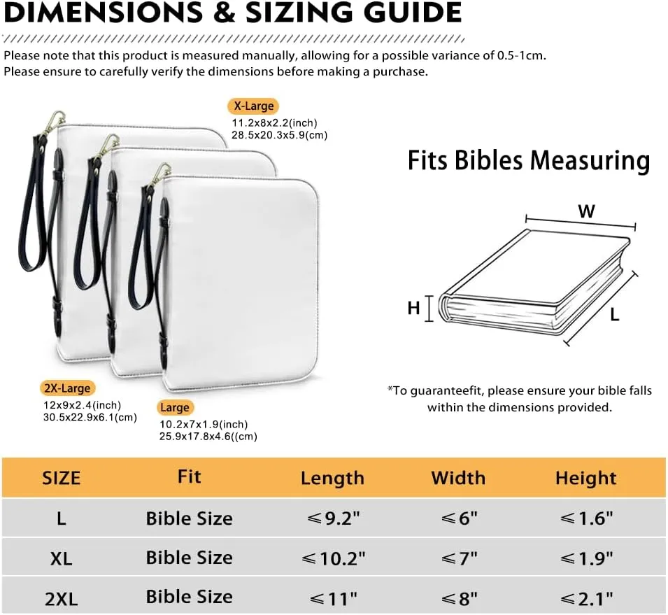 Bible Cover for Women Men Bible Carrying Case with Pen Storage Portable Bible Tote Bag for Church Travel Trendy Handbags for Bible Journaling Supplies Gifts,Pigeon Cross Deer 1