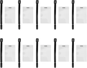 Blank Luggage Tags DIY Heat Transfer Bag Tags 10 Sets for Travel Enthusiasts