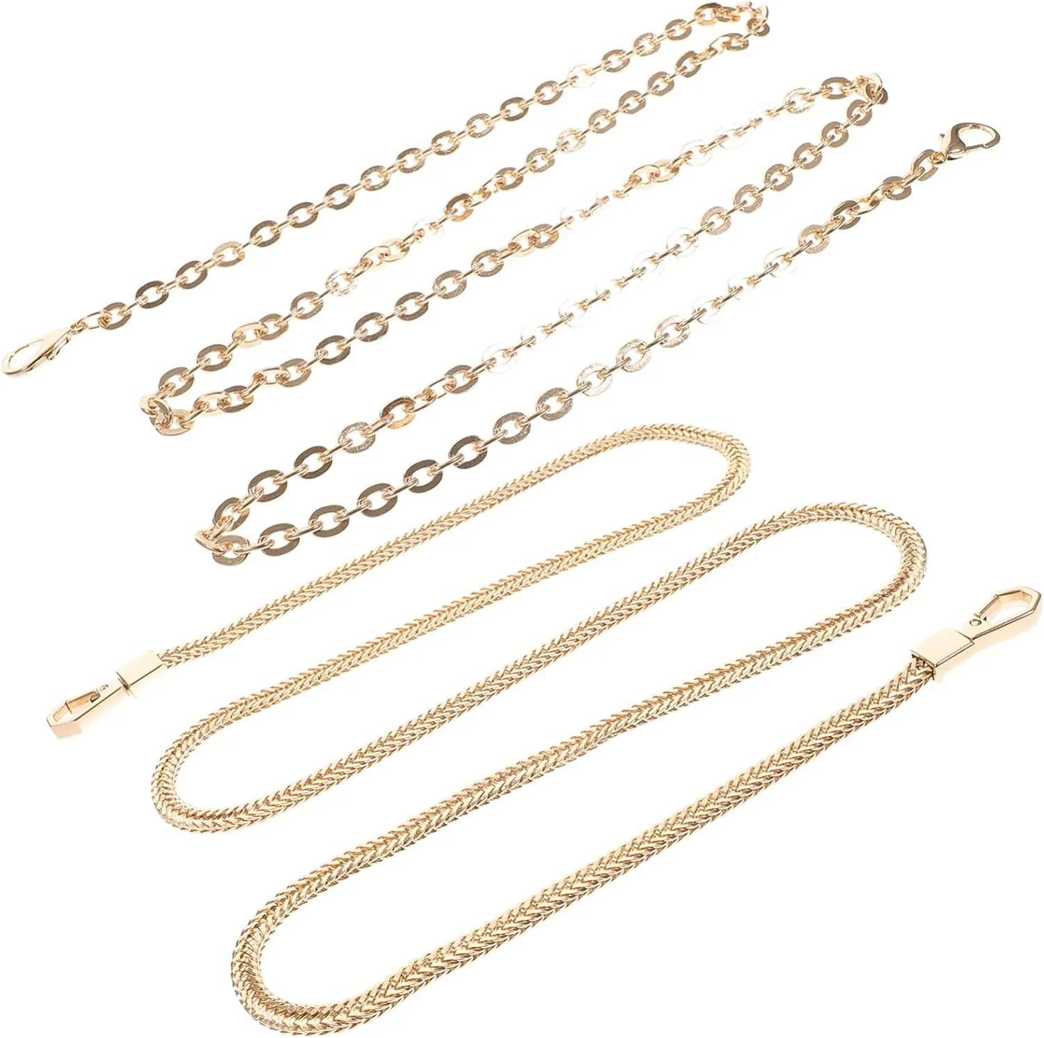 CALLARON 2pcs Bag Chain The Tote Bag Purse Handbags Bag Strap Chain Replacement Bag Strap Replacement Ladies Wallet Bag Making Strap Bag Decor Accessories Bag Extender Decorate