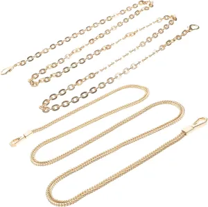 CALLARON 2pcs Bag Chain The Tote Bag Purse Handbags Bag Strap Chain Replacement Bag Strap Replacement Ladies Wallet Bag Making Strap Bag Decor Accessories Bag Extender Decorate