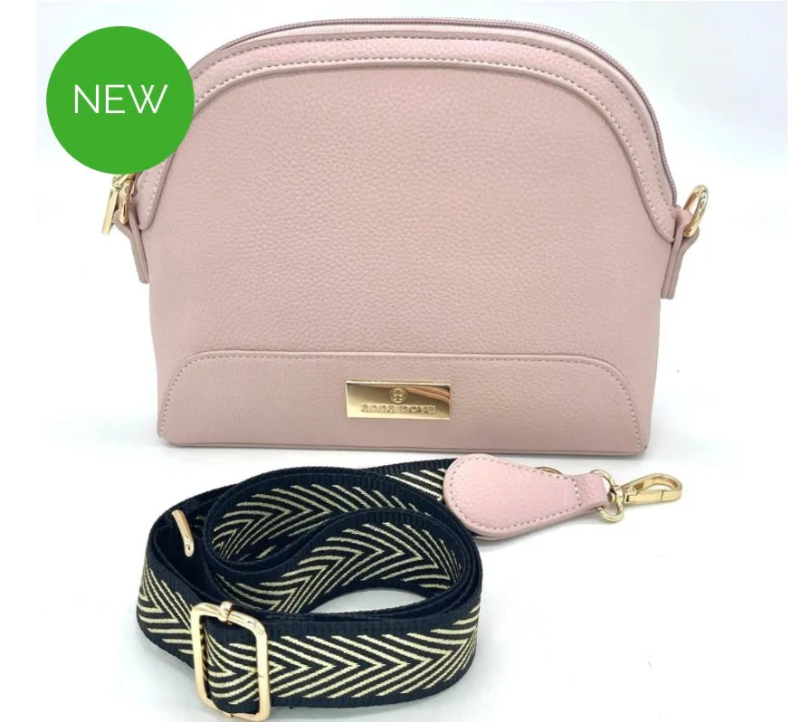 Calypso X Body Bag In Black   Brown   Pink   White