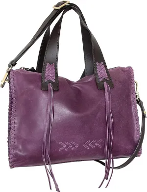 Candace Convertible Leather Satchel