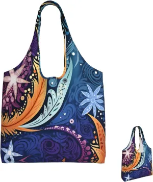 Canvas Tote Bag Lightweight Reusable Grocery Shopping Bag Big Eyed Dog Handbag for Women Men