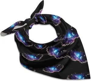 Ceiling Stars Planet Galaxy Fashion Neck Scarf Head Kerchief Hair Wrap Bandana Headscarf for Women Handbags