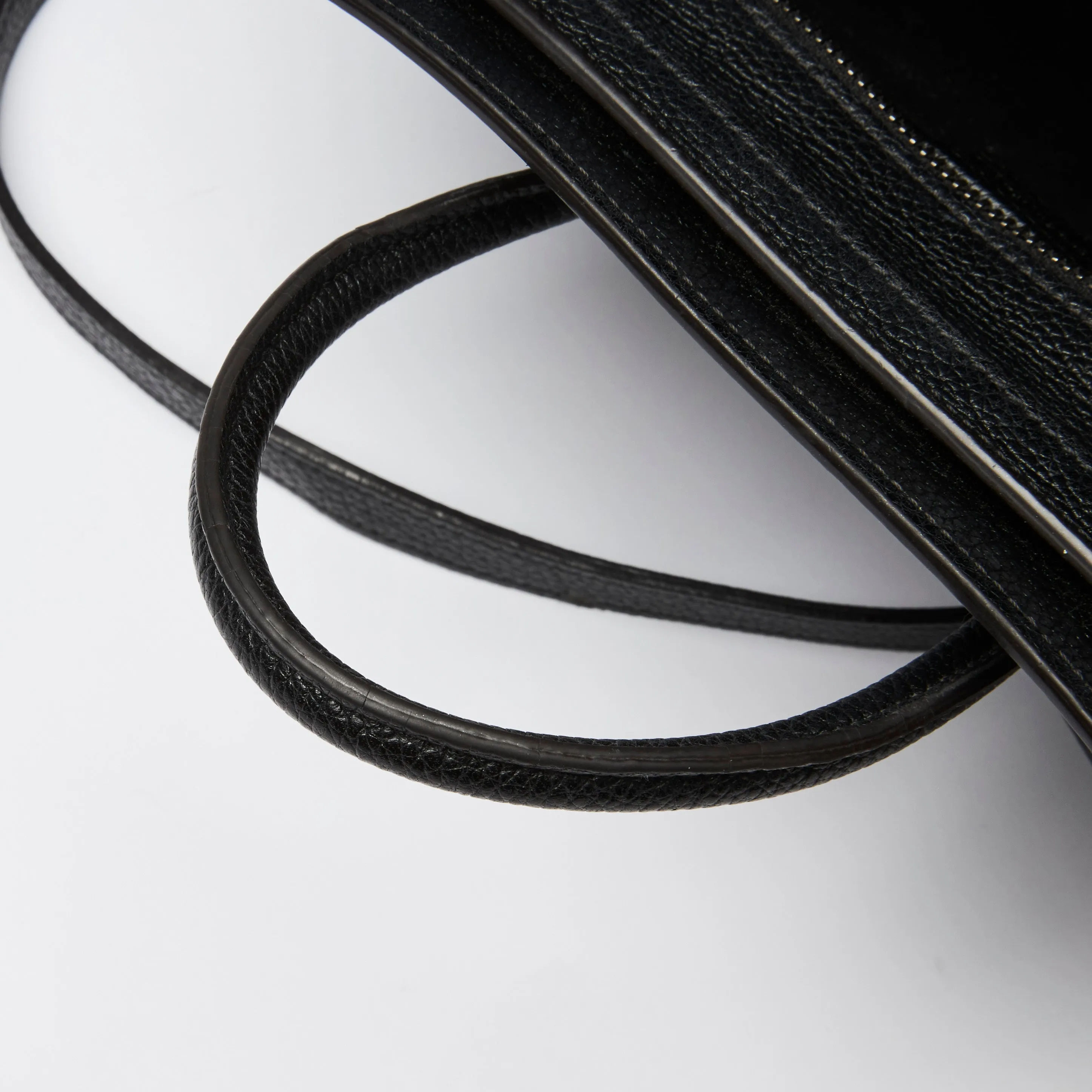 Celine Black Leather Luggage Tote