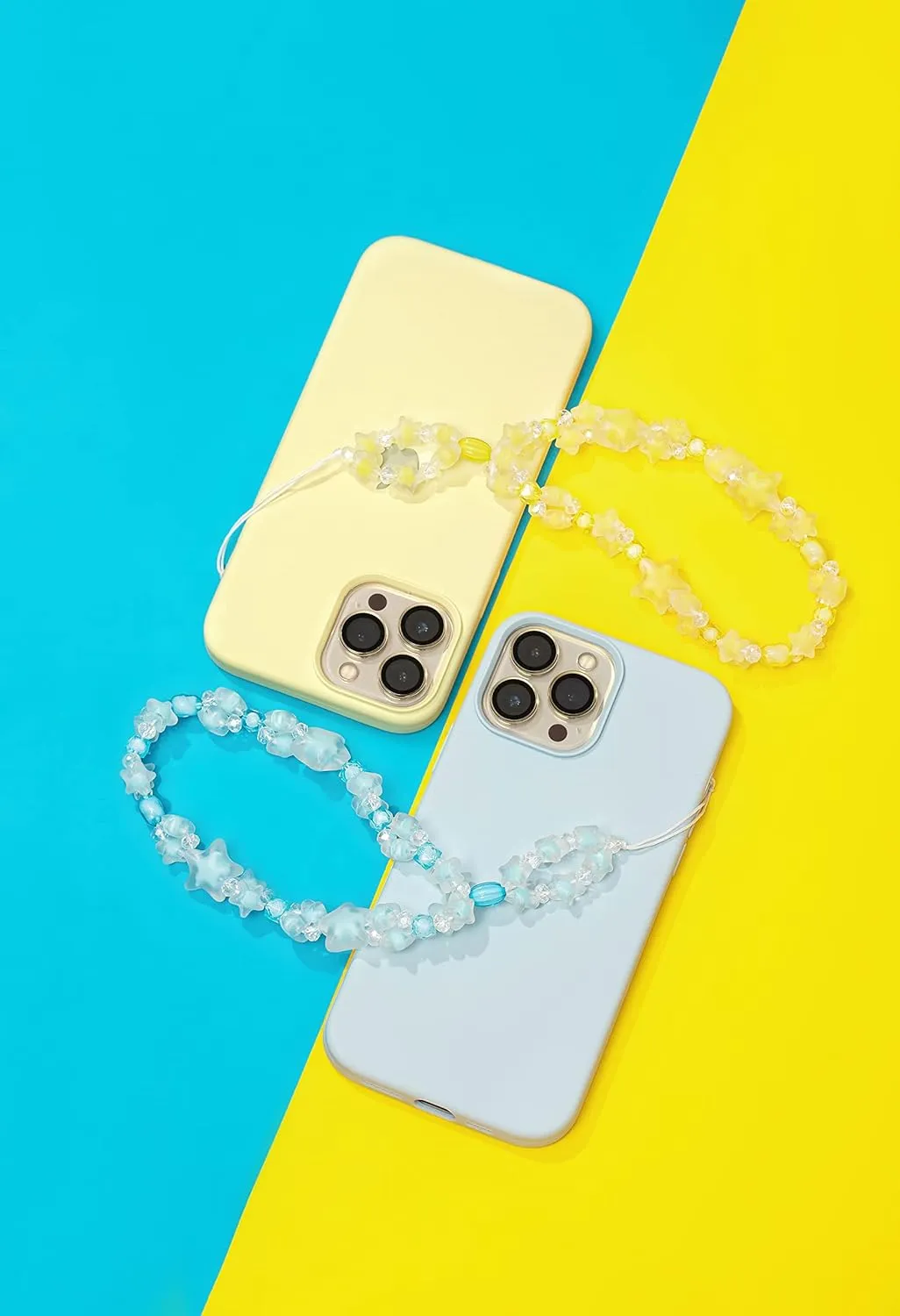 Cell Wrist Strap Cute Phone Chain, Phone Lanyard Clay Beaded Charm Chain, Phone Charm Accessories Cute Lightweight Women…
