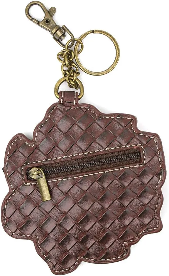 Chala Handbags, Casual Style, Soft, Large Shoulder or Crossbody Purse with Keyfob - Teal Green Color