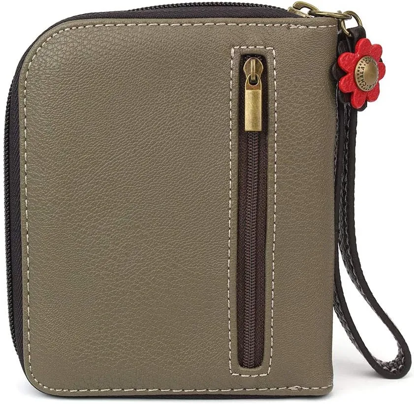 Charming Chala Wallet Credit Cards Coins Wristlet (A-Owl-III)
