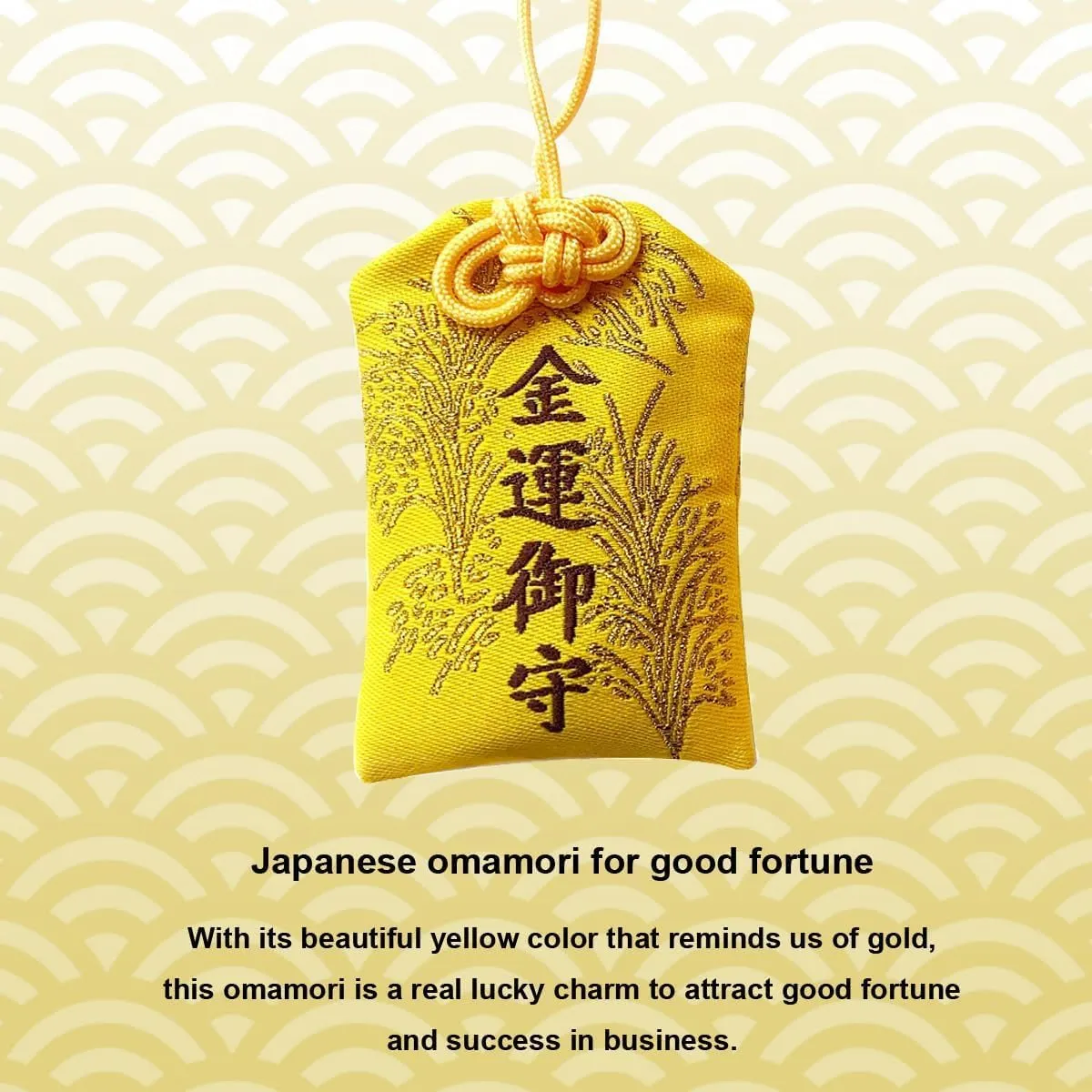 Charming Handmade Japanese Traditional Omamori Lucky Amulet for Good Luck/Expel Bad Luck Blessing Hanging Fortune Bag Ideal Gift for Women Men