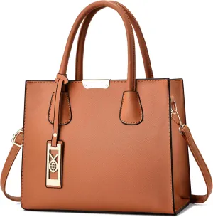 CHICAROUSAL Crossbody Purses and Handbags for Women PU Leather Tote Shoulder Bags Top Handle Satchel