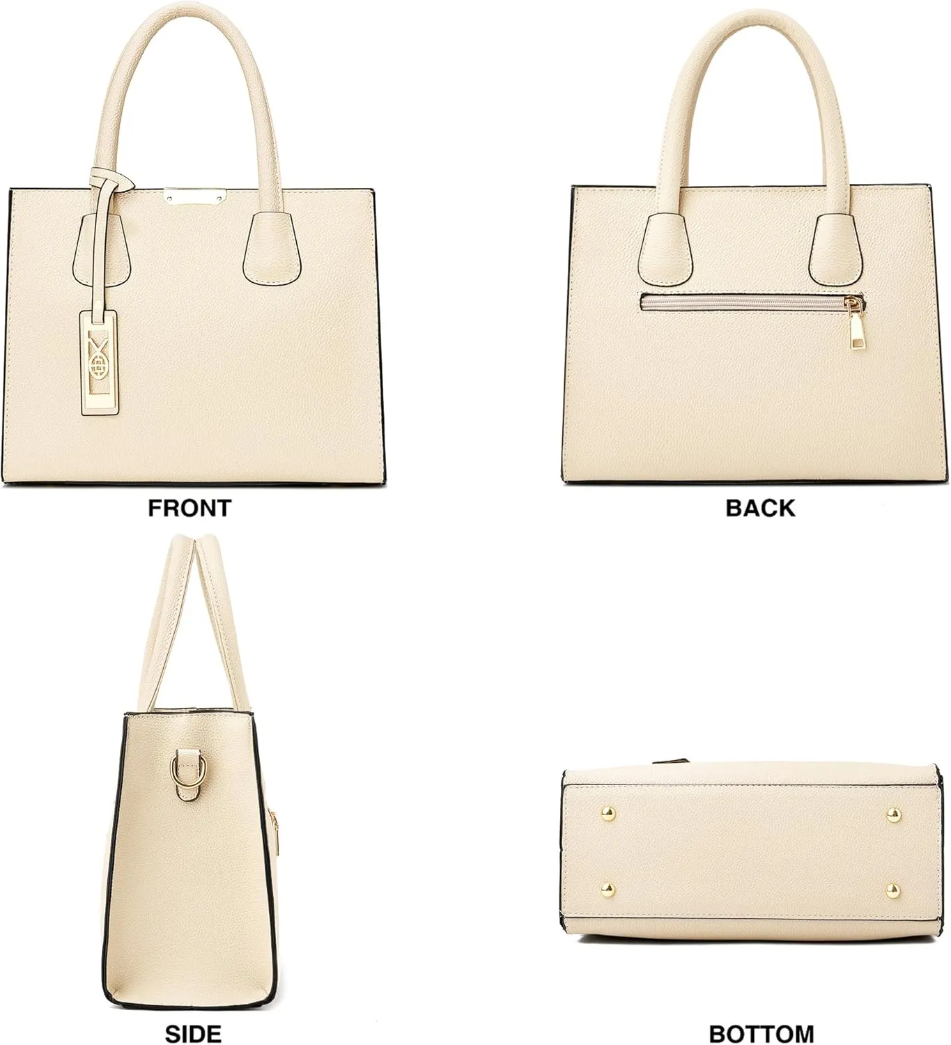 CHICAROUSAL Crossbody Purses and Handbags for Women PU Leather Tote Shoulder Bags Top Handle Satchel
