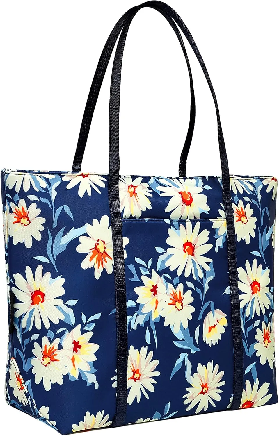 Chrysansmile Large Tote Bag for Women Work Nylon Shoulder Bags Waterproof Beach Bag Flower Womens Purses and Handbags