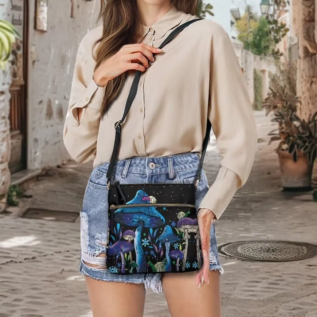 Coldinair Leather Crossbody Bags for Women,Crossbody Purse Lightweight Shoulder Bag Ladies Sling Handbags
