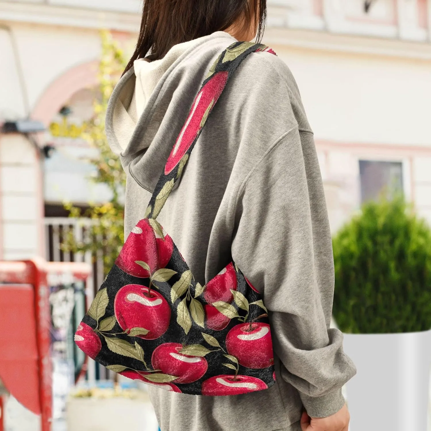 Cosmic Sky with Various Stars and Nebulas Plush Bag, Shoulder Hand Bag, Shoulder Handbags for Women