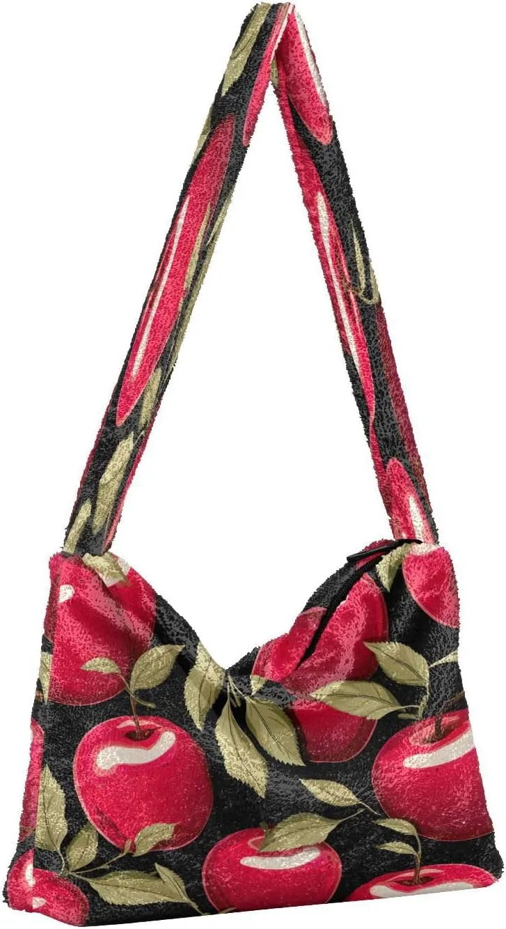 Cosmic Sky with Various Stars and Nebulas Plush Bag, Shoulder Hand Bag, Shoulder Handbags for Women