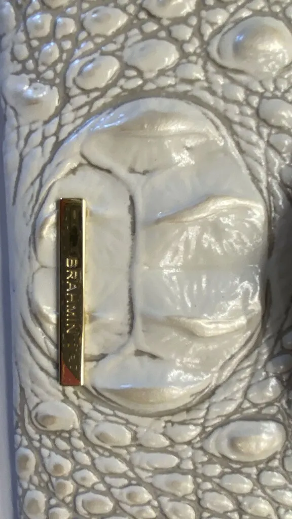 Croc Embossed Envelope Clutch