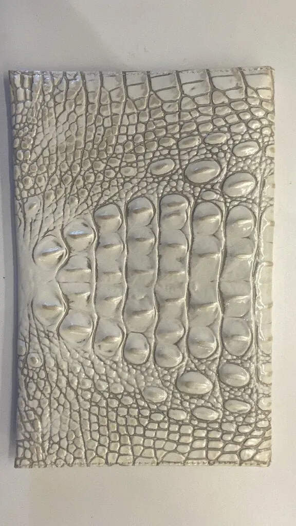 Croc Embossed Envelope Clutch