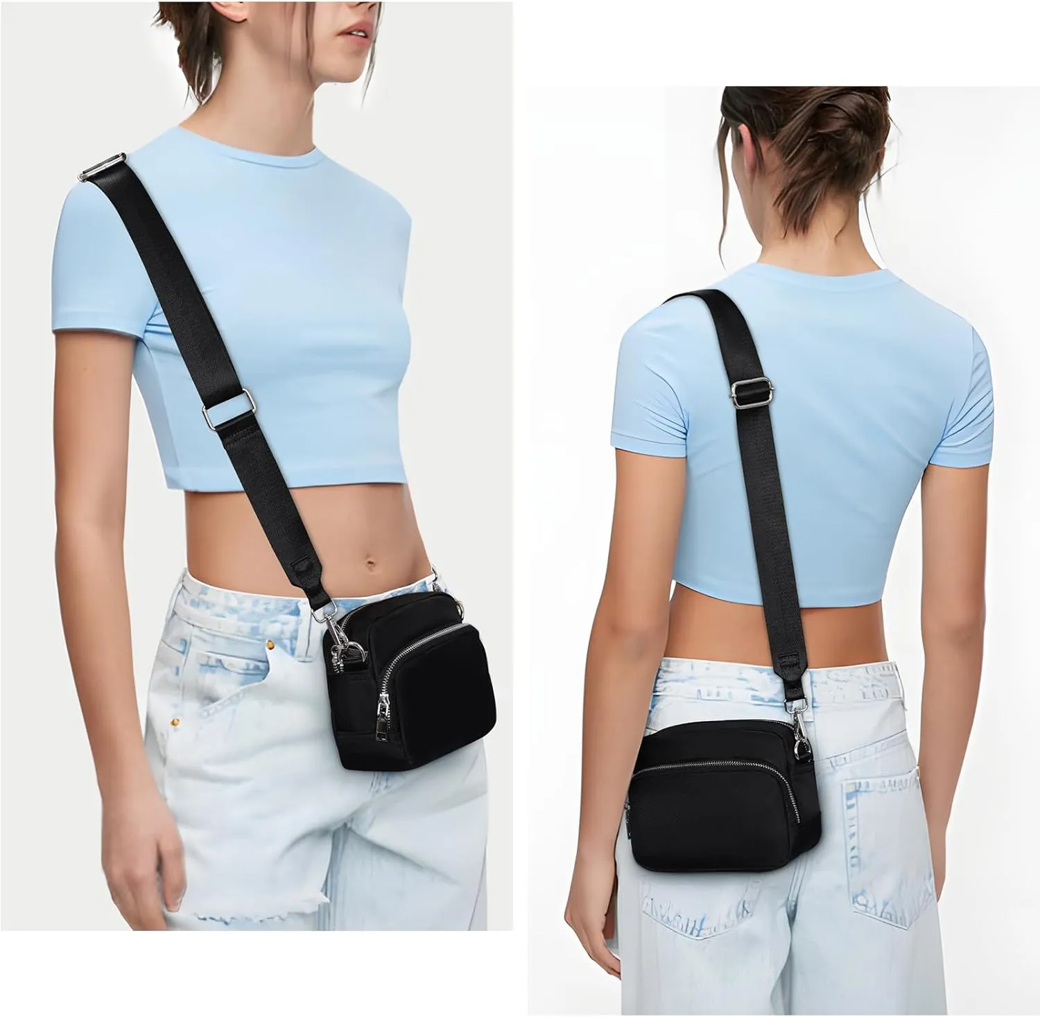 Crossbody Bag for Women, Lightweight Shoulder Bag Purse Small Travel Bag Crossbody Handbags for Travel Work