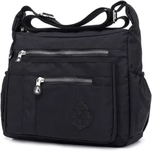 Crossbody Bag for Women Nylon Waterproof Shoulder Handbags Purse Messenger Bag Ladies Travel Bag Pocketbooks